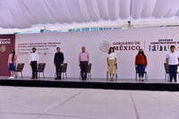 Asistieron Marath Baruch, subsecretario de Empleo; Patricia Grado, alcaldesa de SP; Miguel Riquelme, gobernador de Coahuila; y Luisa María Alcalde, titular de la STyPS. (EL SIGLO DE TORREÓN) 