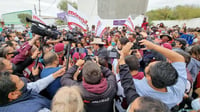 Multitudinario, registro de Armando Guadiana a la alcaldía de Saltillo