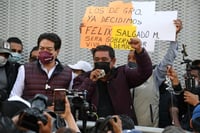 Concluye Salgado Macedonio protesta frente a TEPJF