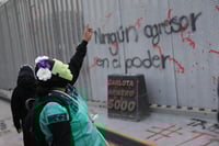 Pintan sede del TEPJF en México contra Félix Salgado Macedonio