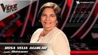 Va con todo. Rosa Velia forma parte del equipo de Ricardo Montaner en el programa La Voz Senior.
