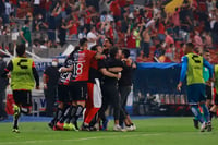 El Atlas celebró el gol de Julio Furch que les dio la victoria ante el Tigres (ESPECIAL) 