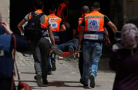 Una explosión estremeció el lunes a Jerusalén en medio de enfrentamientos. (ARCHIVO) 