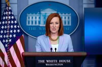 EUA 'no tiene planes' de cambiar su ayuda militar a Israel, asegura Jen Psaki