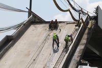 Se lesionan tres trabajadores durante tareas en área de desplome de Línea 12  del Metro