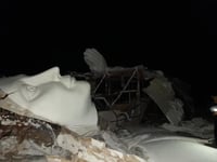 Debido  a los fuertes vientos que se registraron durante la noche de este jueves se reportó la caída de La Virgen del Desierto, ubicada en el cerro de Dolores en la ciudad de Gómez Palacio. (ESPECIAL)