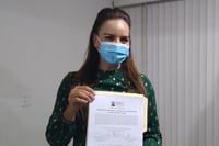 Entregan constancia a  Susy Torrecillas como diputada electa por Distrito 13 de Durango