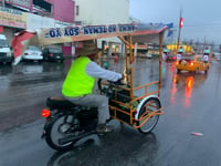 Torreón amanece con lluvia; autoridades despliegan operativos de atención