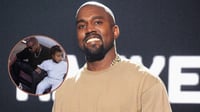 Captan a Kanye West en México junto a sus hijos