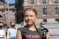 Greta Thunberg critica incendio en Sonda de Pemex