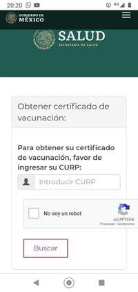 Comprobante de vacunación es válido de manera 'parcial' ante problemas para imprimir certificado de vacunación COVID-19