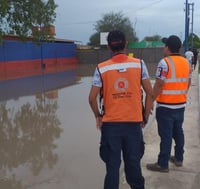 Encharcamientos menores en algunas colonias, saldo de la lluvia en San Pedro