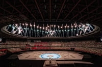 La ceremonia de apertura de los Paralímpicos se celebró hoy en el Estadio Olímpico de Tokio, más de dos semanas después del cierre de los Juegos Olímpicos y mientras la capital continúa bajo emergencia sanitaria. (EFE)