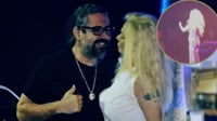 La cantante Marisela, conocida como “La Dama de Hierro”, regresó a los conciertos presenciales. Durante uno de ellos realizado en California, sorprendió a los asistentes tras correr a su esposo Shuki Amar del escenario. Además, lo acusó de haber abusado de ella. (ESPECIAL) 