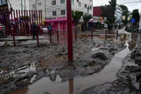 Ecatepec amanece entre lodo y agua tras tormenta