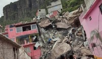 El antes y después del derrumbe en el cerro del Chiquihuite, así desapareció una casa