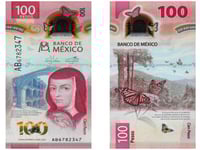 El billete de 100 pesos es el mejor de 2020