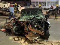 Joven muere en el hospital después de fuerte choque de ayer en la Torreón - San Pedro