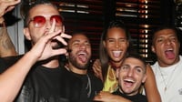 Neymar y Kylian Mbappé fueron de fiesta un día antes de la derrota del PSG