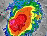 Huracán 'Pamela' toca tierra en Sinaloa como categoría 1