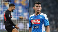 Napoli lanza advertencia al 'Chucky' Lozano tras roce con el capitán Lorenzo Insigne