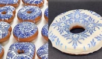 Las donas con diseño de talavera se han convertido en toda una sensación en redes sociales (ESPECIAL) 