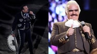 En su única presentación con público en vivo en México, Pepe Aguilar aprovechó para rendir homenaje a Vicente Fernández, quien desde hace dos meses está hospitalizado debido a distintas complicaciones médicas. (ESPECIAL) 