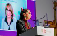 Sobre visitas a estados, Claudia Sheinbaum afirma que 'no estoy haciendo campaña'