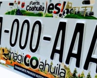 Nuevas placas en Coahuila tendrán vigencia de tres años