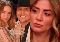 Christian Nodal 'calla' a Andrea Legarreta por 'consejo' sobre el matrimonio