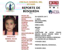 Reportan como desaparecida a niña nicaragüense en Piedras Negras