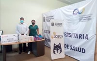 Benefician a alumnos de UAdeC con material médico