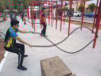 Entregan área que recién fue remodelada en el Parque Victoria del Municipio de Lerdo. (EL SIGLO DE TORREÓN)