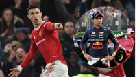 Cristiano Ronaldo es un seguidor más del piloto mexicano 'Checo' Pérez