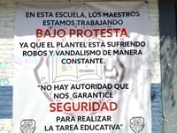 Trabajan 'bajo protesta' por robos continuos en Lerdo