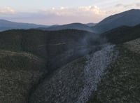 Imagen Pobladores de Sierra Hermosa en Arteaga son evacuados por incendio