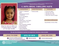 Buscan a niña de Nicaragua en México