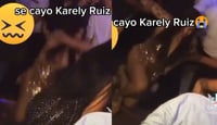VIRAL: Recuerdan en redes cuando Karely Ruiz se cayó en uno de sus shows