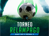 Imagen Invitan a participar en Torneo Relámpago de baby fut y futbol 7 en San Pedro