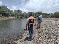 Protección Civil se mantiene en alerta en los parajes del Río Nazas en Ciudad Lerdo. (EL SIGLO DE TORREÓN)