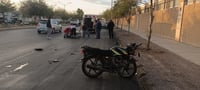 Dos motociclistas sufrieron accidentes en diferentes puntos de la ciudad.