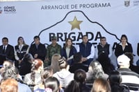 La alcaldesa dijo que el objetivo de Brigadas con Estrella es brindar espacios dignos y de calidad a todos los niños. (CORTESÍA)
