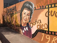 Imagen Se corrige mural de Carmen Salinas, asegura Municipio que va a un 90%