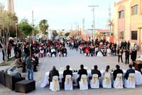 Para cada pareja se asignó una mesa para 10 personas. (EL SIGLO DE TORREÓN)