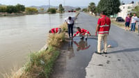 Chávez explicó que se trasminó el agua hacia la carpeta asfáltica y que en ningún momento se corre el riesgo de un desbordamiento. (EL SIGLO DE TORREÓN)