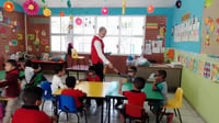 Imagen Visitan escuelas para impartir plática de salud bucal en San Pedro