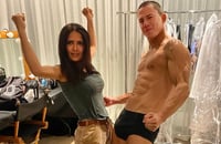 Imagen La foto viral con la que Salma Hayek felicitó a Channing Tatum por su cumpleaños