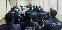 Desde el pasado mes de marzo inició las capacitaciones en grupos conformados por 30 elementos. (CORTESÍA)