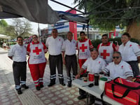 El grupo de servicio se dio cita en el Paseo Colón. (EL SIGLO DE TORREÓN)