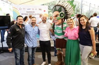 Luis Téllez, Eduardo, Dante Elizalde, Vero Soto y Manyra Hernández (EL SIGLO DE TORREÓN/ENRIQUE CASTRUITA)